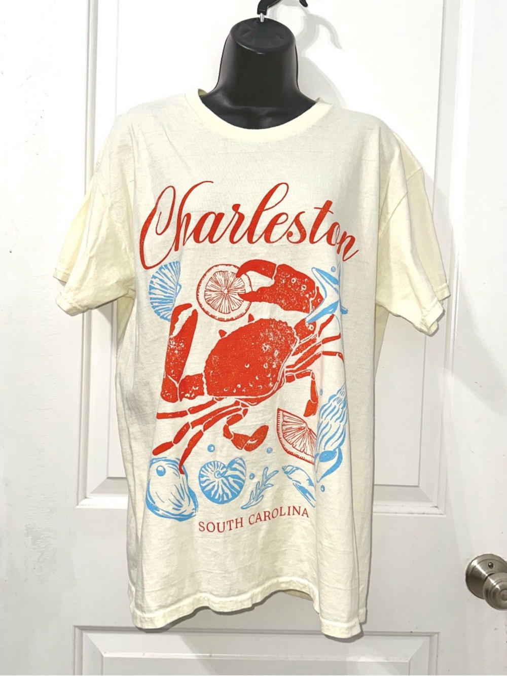Altar’d State As Revival Charleston,light yellow South Carolina crab graphic tee